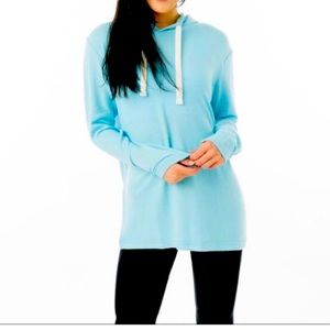 Zyia Turquoise Boyfriend hoodie small NWT